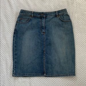 The Limited Stretch Jean Skirt
